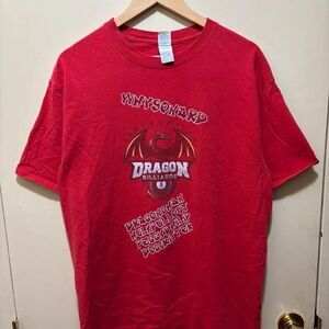 Geoffrey Beene Red Dragon Graphic Tee
